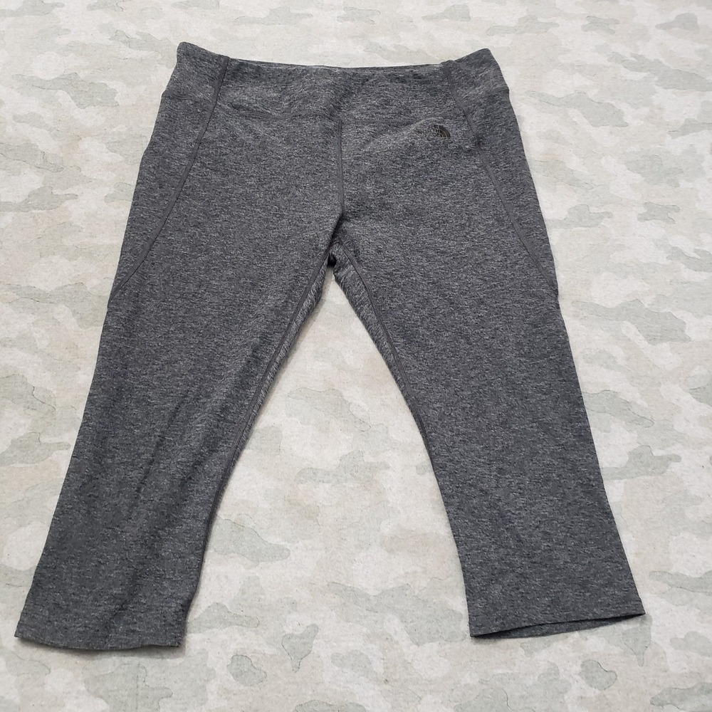 The North Face Leggings Womens XL Gray Capri Pull‎ On